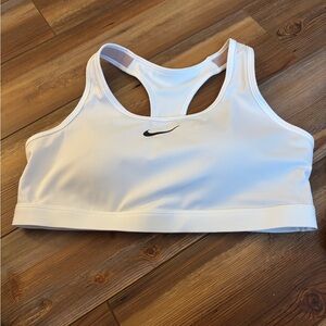 Nike White Sports Bra